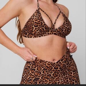 Lici Fit Cheetah Strappy Bra